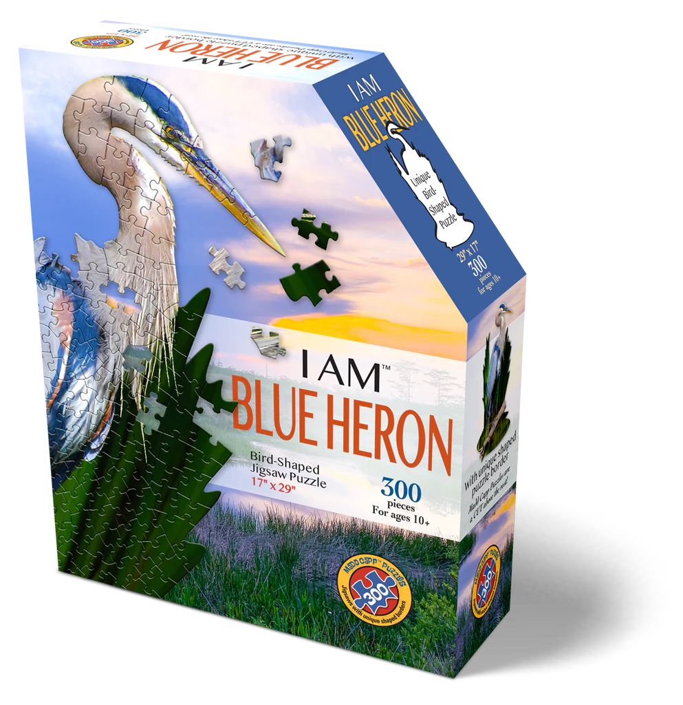 - Custom pet birthday cakeI am Blue Heron 300PC Puzzle