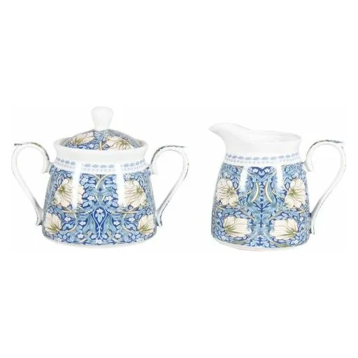 - Cat hair ball removal and hair removal creamWilliam Morris on Blue Fine Bone China Sugar and Creamer Set