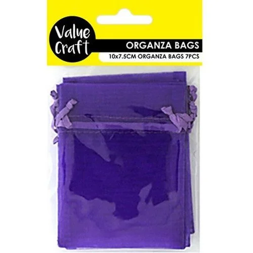 - Pet tear stain cleaning wipesMini Organza Bags - Purple