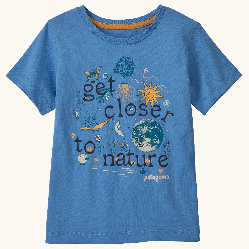 - ​​Christmas pet Christmas clothingPatagonia Little Kids Regenerative Organic Cotton Graphic T-Shirt - Grow Closer / Blue Bird