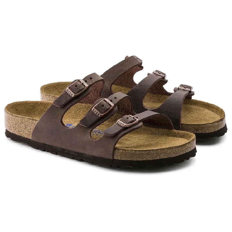 - Dog anti-slip matFlorida Soft Footbed Oiled Leather Sandal