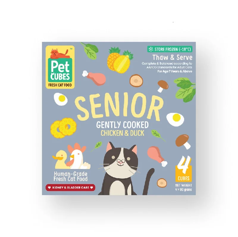 - Organic cotton dog bibsGently Cooked Chicken & Duck for Senior Cats (Trial)