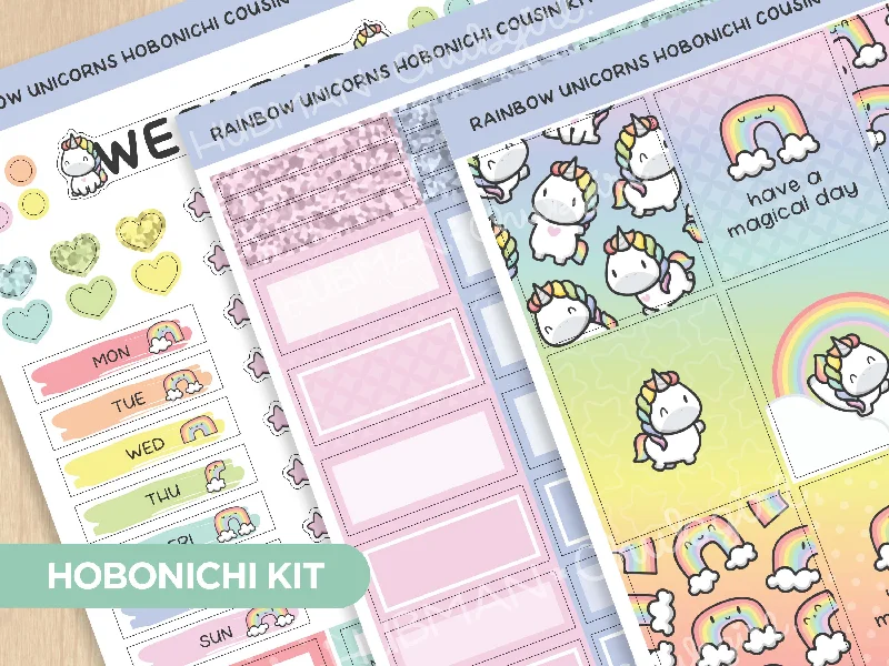  -Anti-scratch sofa protective coverRainbow Unicorns Theme Hobonichi Cousin Weekly Kit (Set of 3)