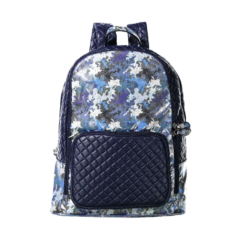 - Degradable pet feces bagBari Lynn Camo Top Navy Backpack