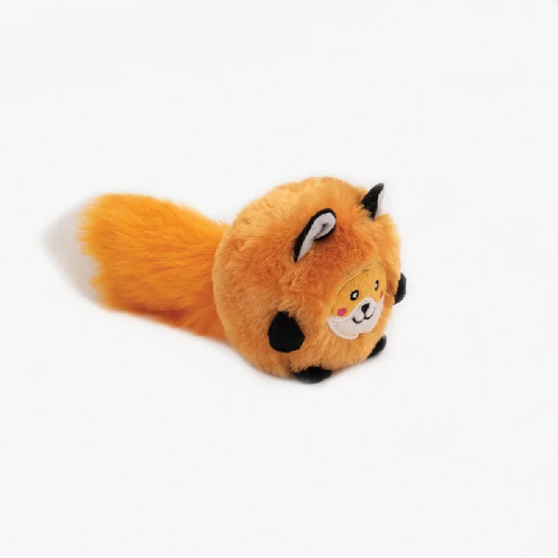 - Air box TSA certified check-inZippy Paws: Bushy Throw Fox Toy